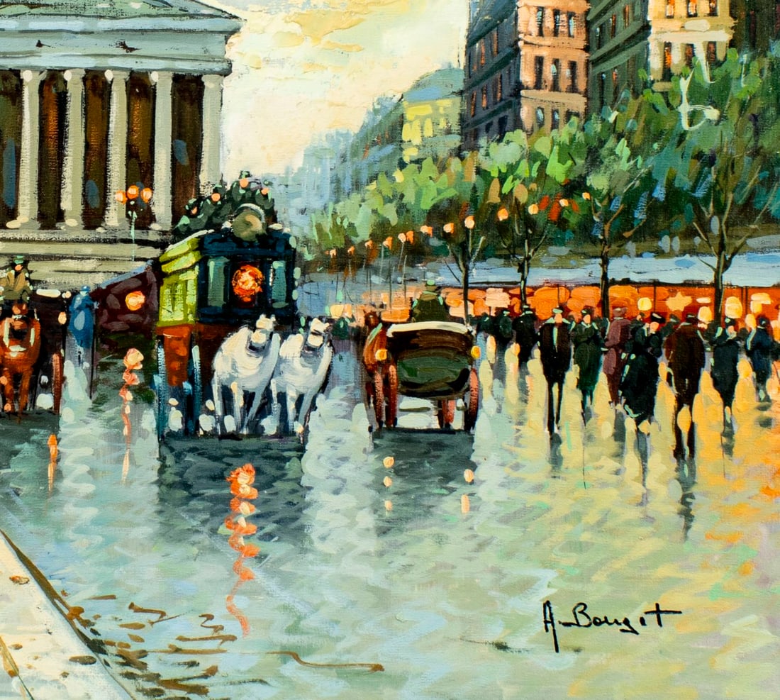 A Bouget (France,20C) oil painting - 7