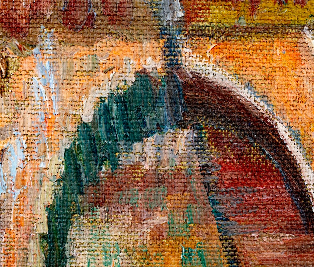 Hildegarde Hamilton (FL,VA,1898-1970) oil painting - 8