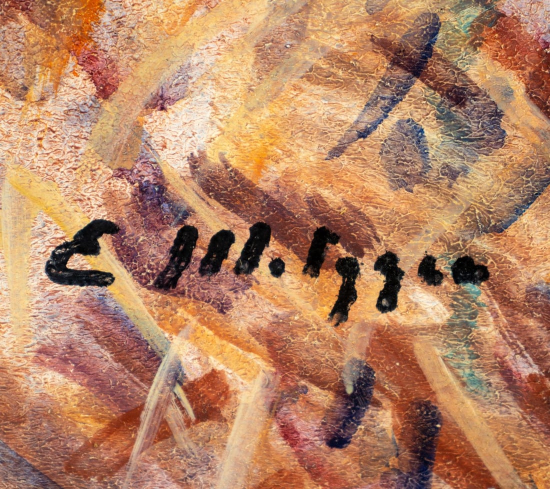 Evelyn Metzger (NY,Brazil,1911-2007) oil painting - 4