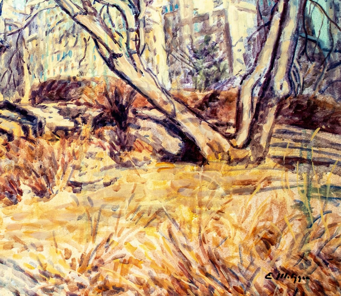 Evelyn Metzger (NY,Brazil,1911-2007) oil painting - 7