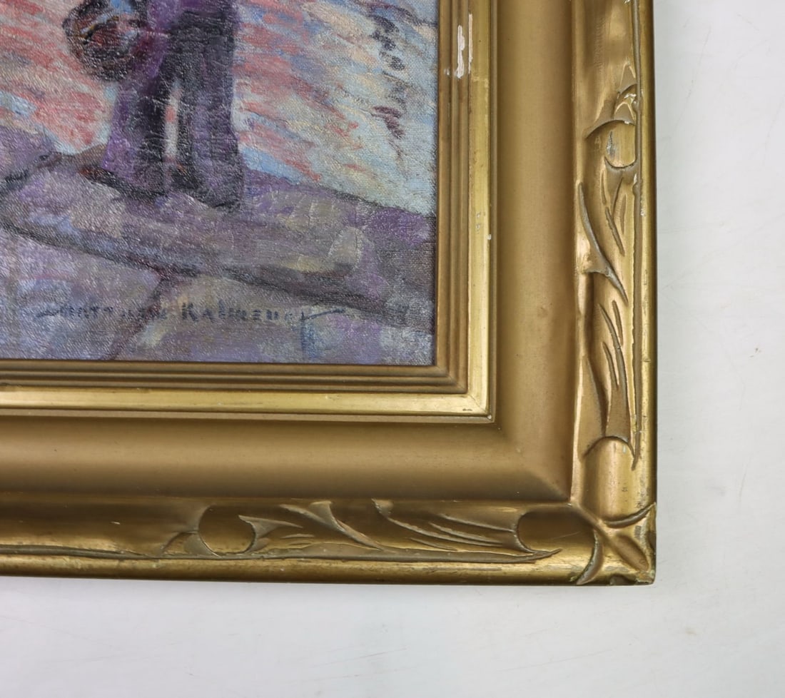 Matthew Kalmenoff (NY,1905-1986) oil painting - 10