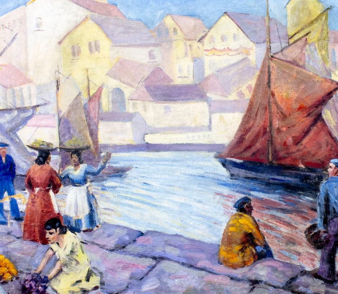 Matthew Kalmenoff (NY,1905-1986) oil painting - 5