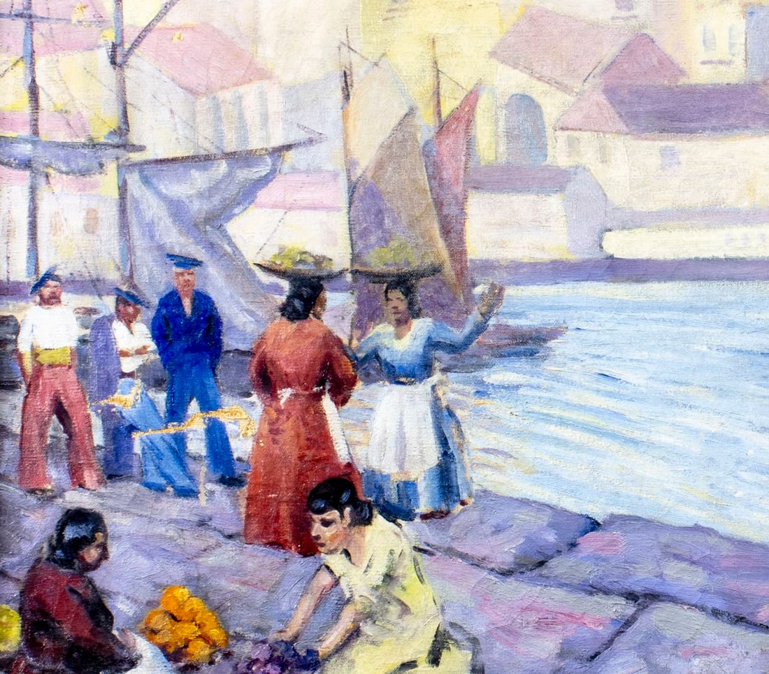 Matthew Kalmenoff (NY,1905-1986) oil painting - 6