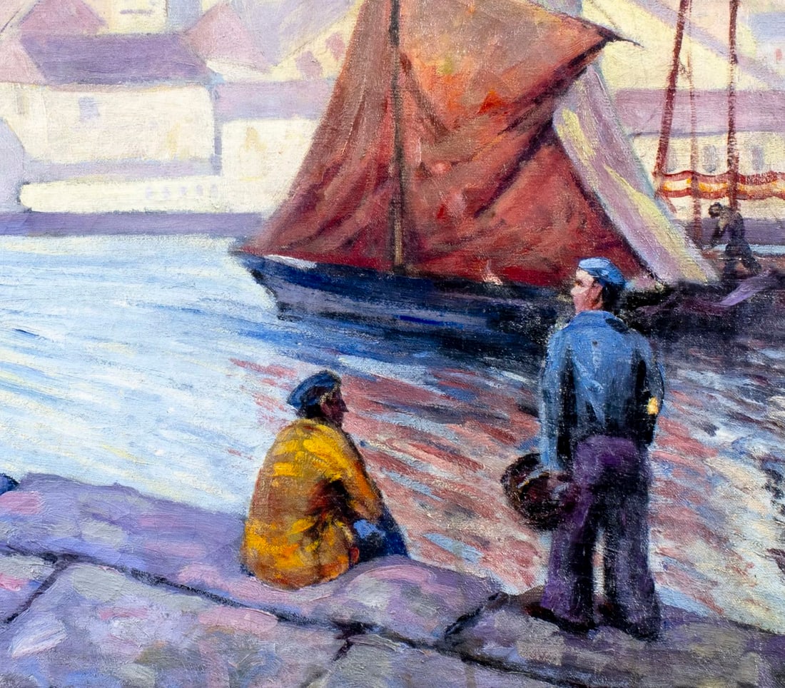 Matthew Kalmenoff (NY,1905-1986) oil painting - 7