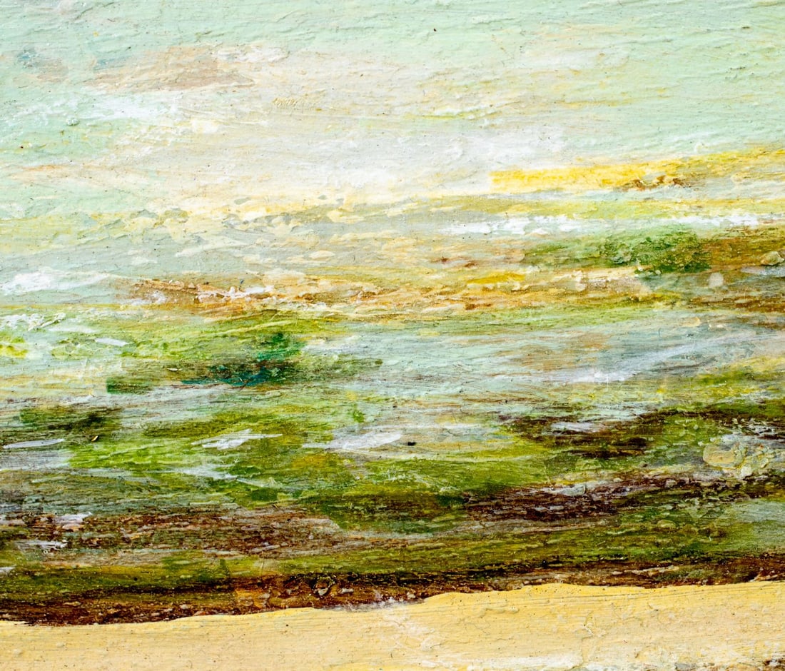 Vintage mid 20C French oil painting signed - 8