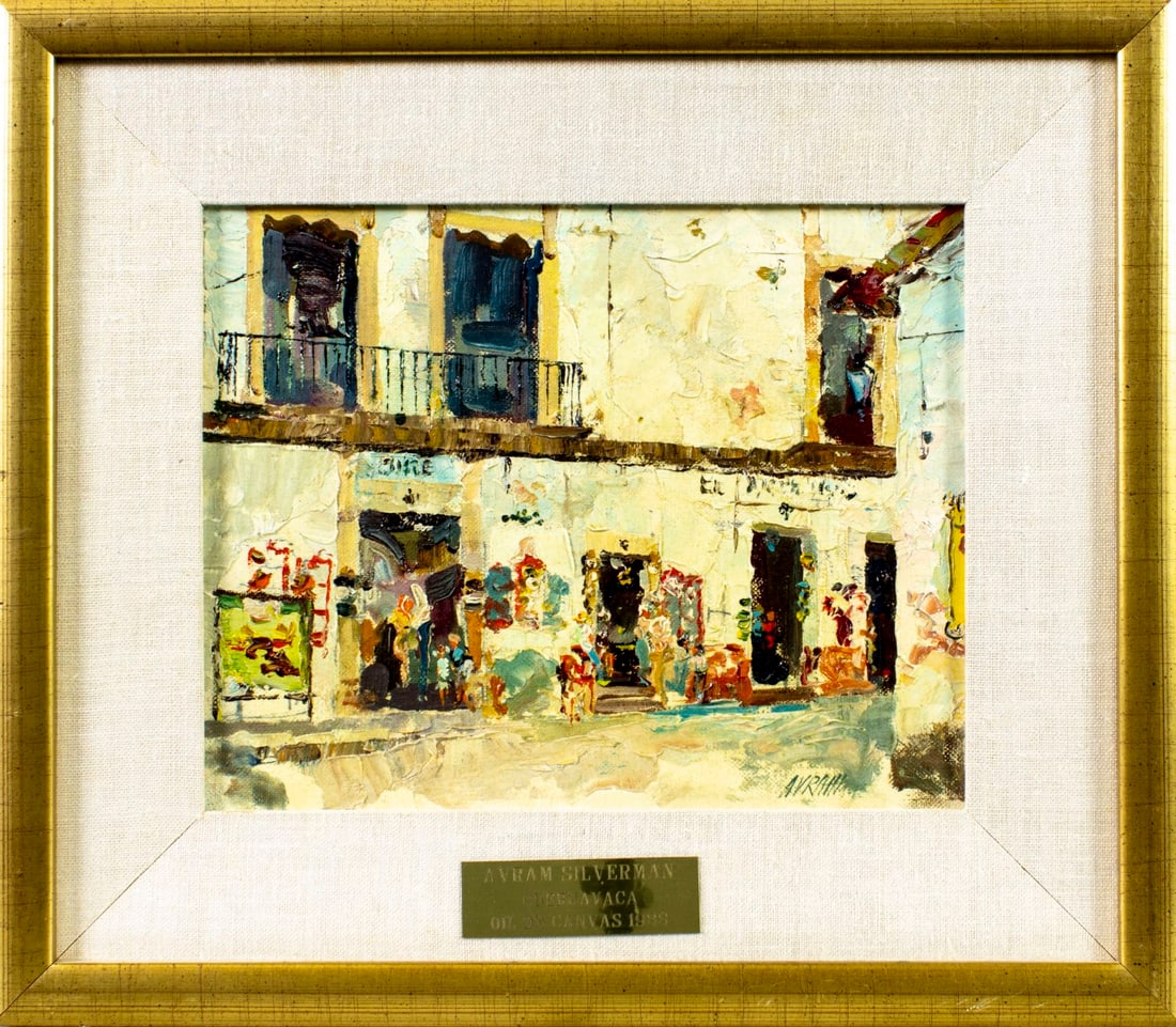 Abraham J Silverman (FL,?-2007) oil painting - 3