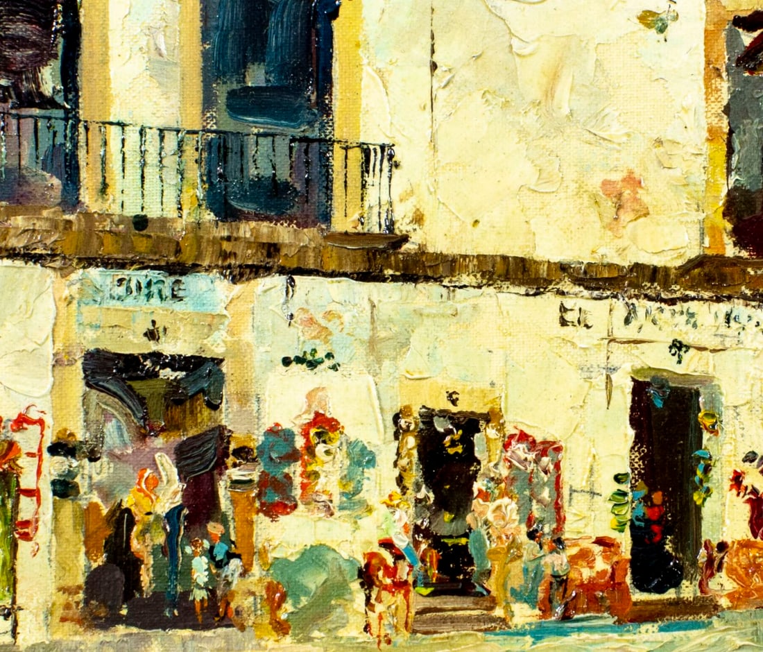 Abraham J Silverman (FL,?-2007) oil painting - 5