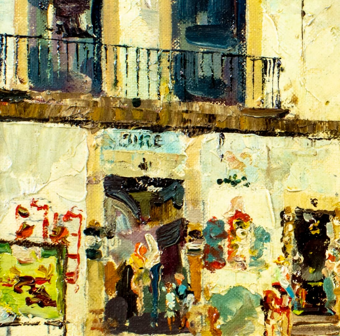 Abraham J Silverman (FL,?-2007) oil painting - 6