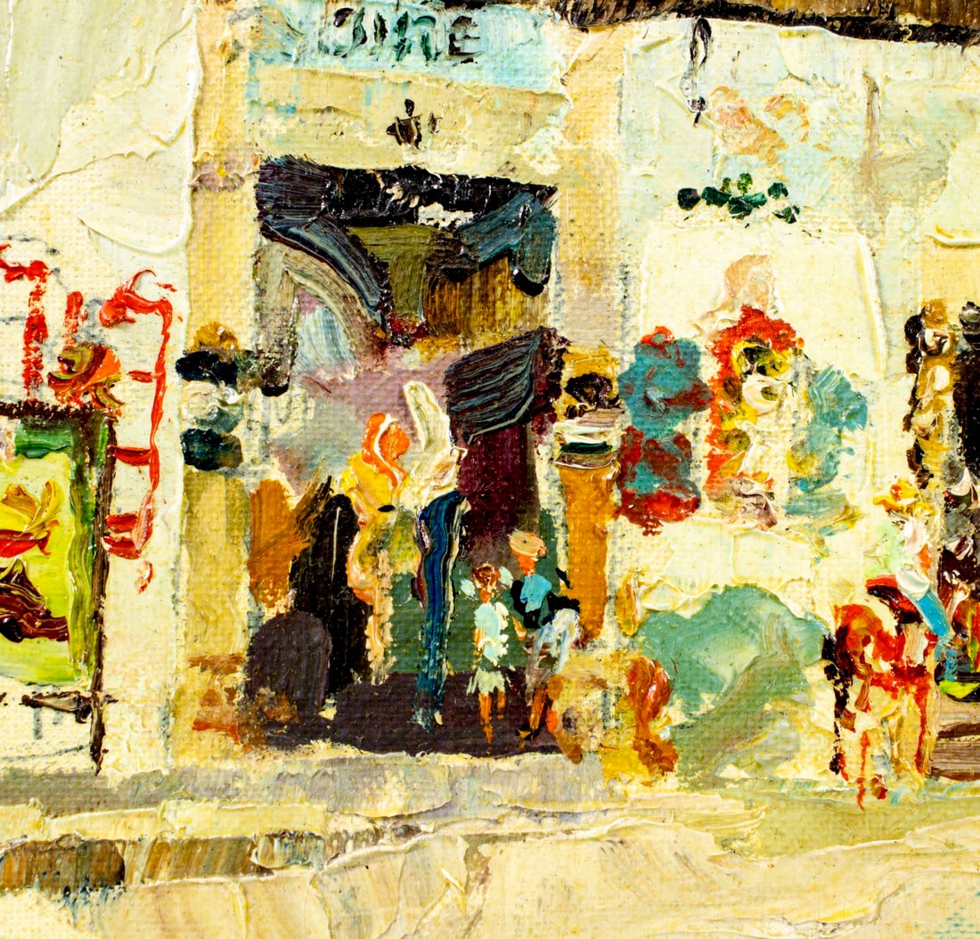 Abraham J Silverman (FL,?-2007) oil painting - 8