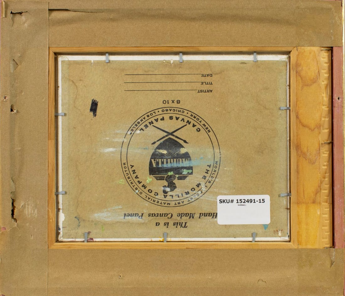 Abraham J Silverman (FL,?-2007) oil painting - 9