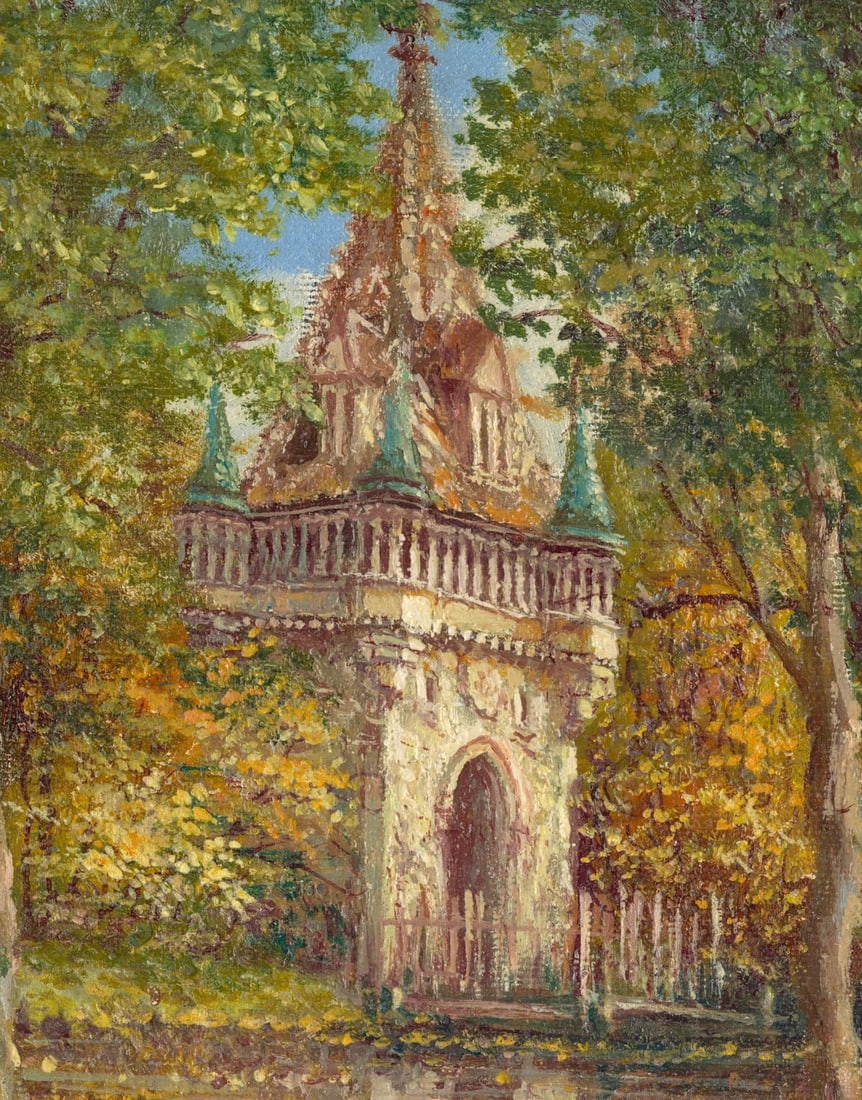 M Schony (German,1913-?) oil painting - 5