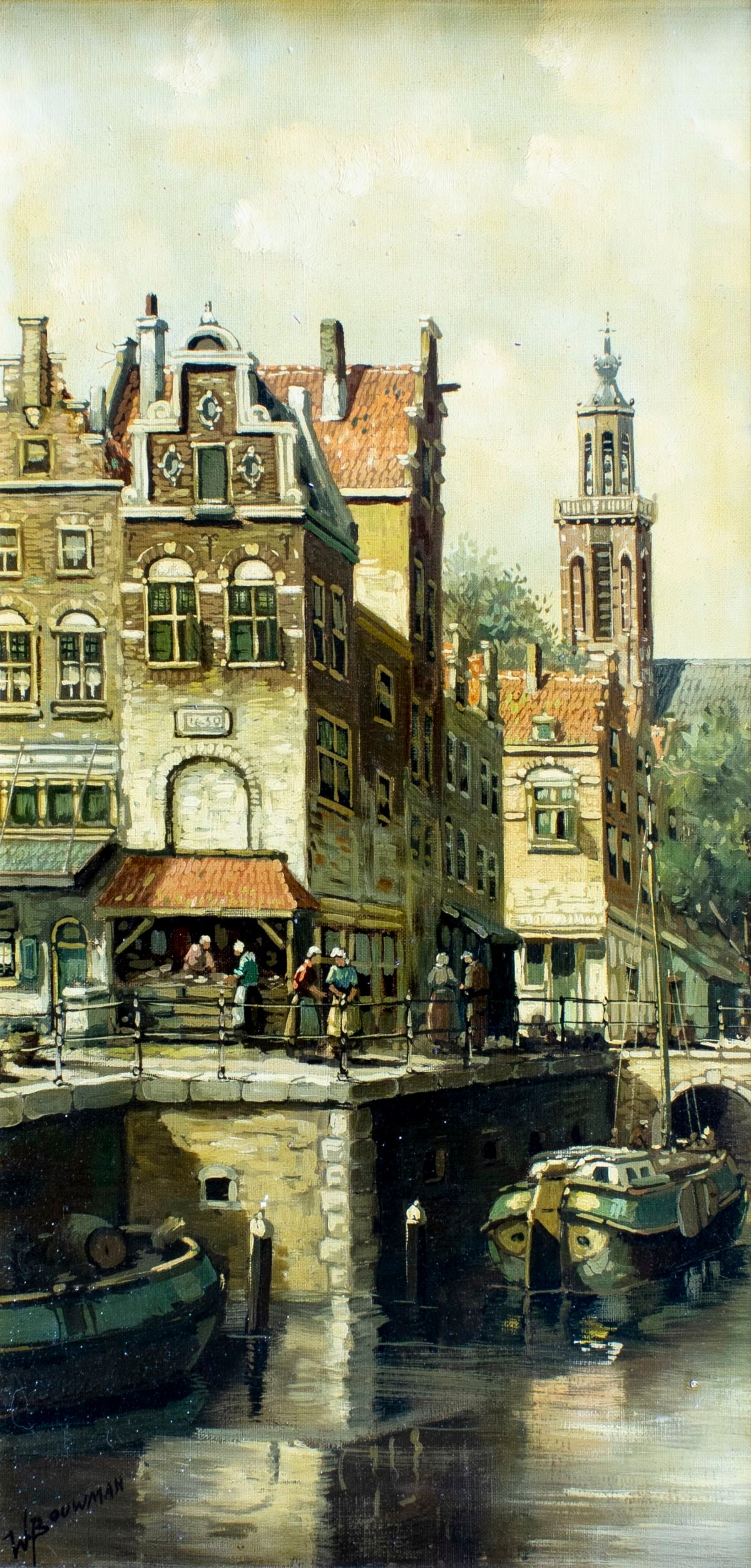 Wilhelm Bouwman (Dutch,mid 20C) oil painting (1 of 12)