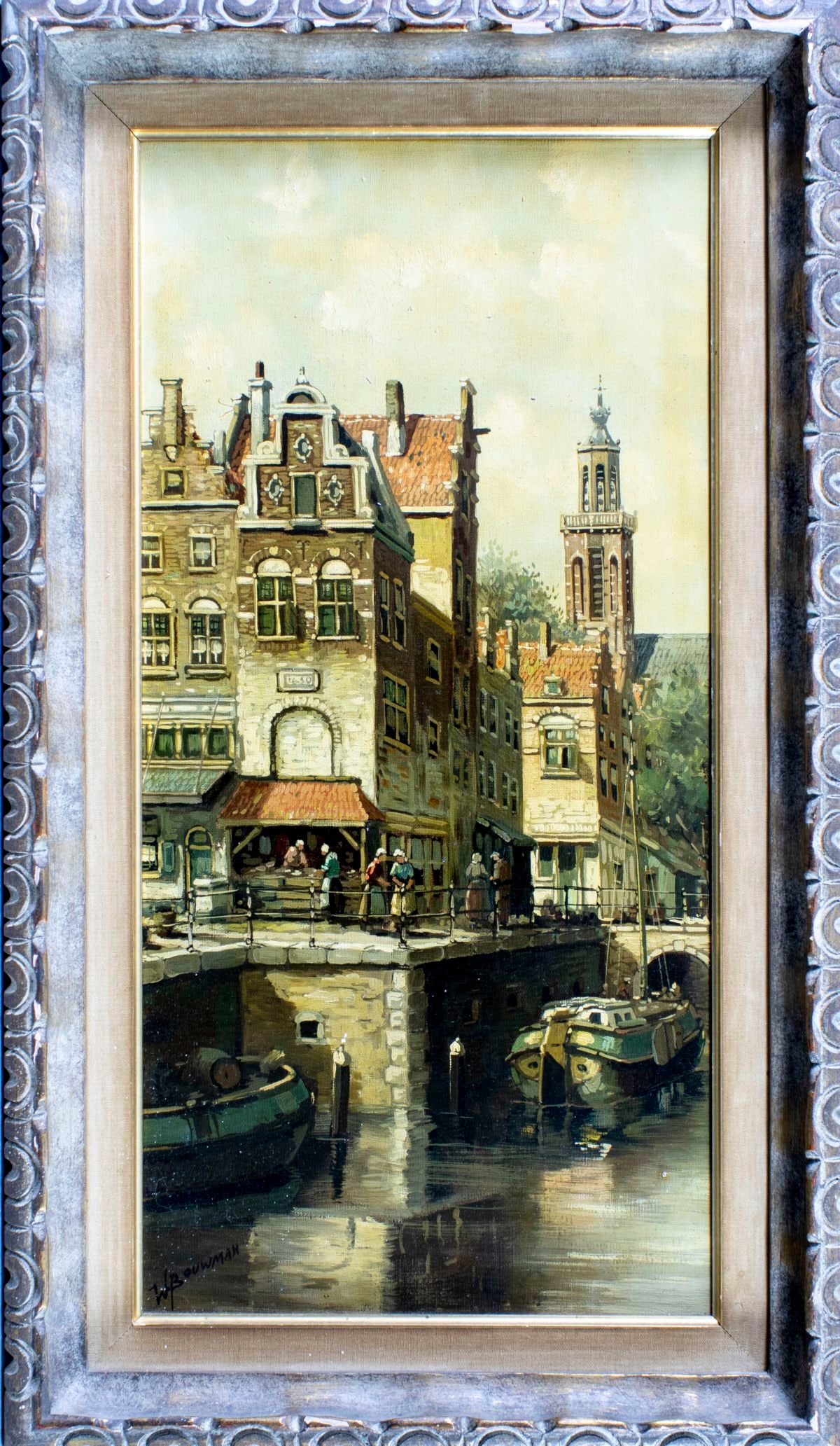 Wilhelm Bouwman (Dutch,mid 20C) oil painting - 3