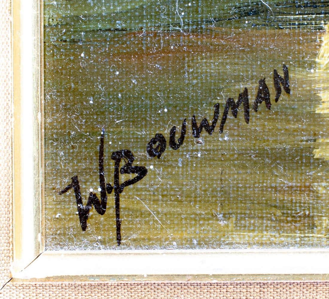 Wilhelm Bouwman (Dutch,mid 20C) oil painting - 4