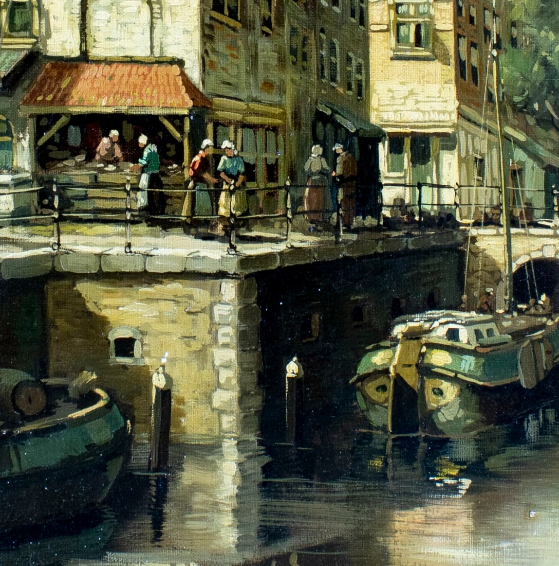 Wilhelm Bouwman (Dutch,mid 20C) oil painting - 7