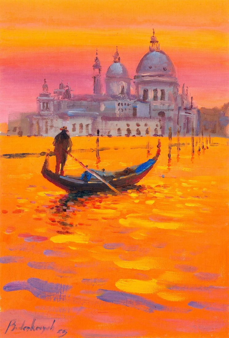 Volodymyr Budenkevych (Ukraine,20/21C) oil painting (1 of 12)