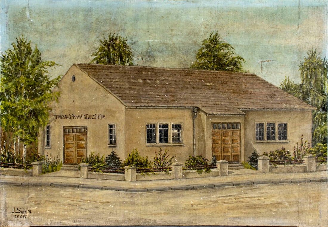 J Scheck (German,mid 20C) oil painting - 3