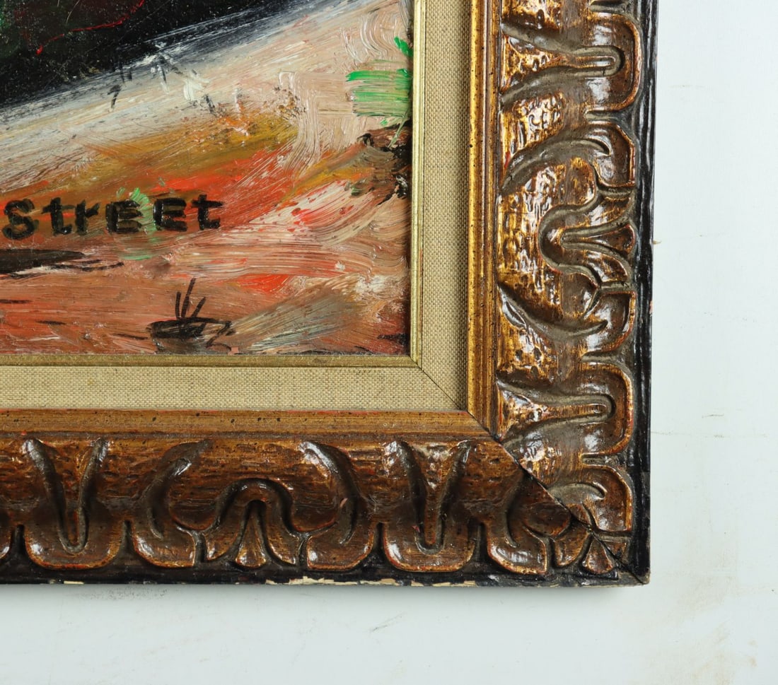 T Street (France,mid 20C) oil painting - 10