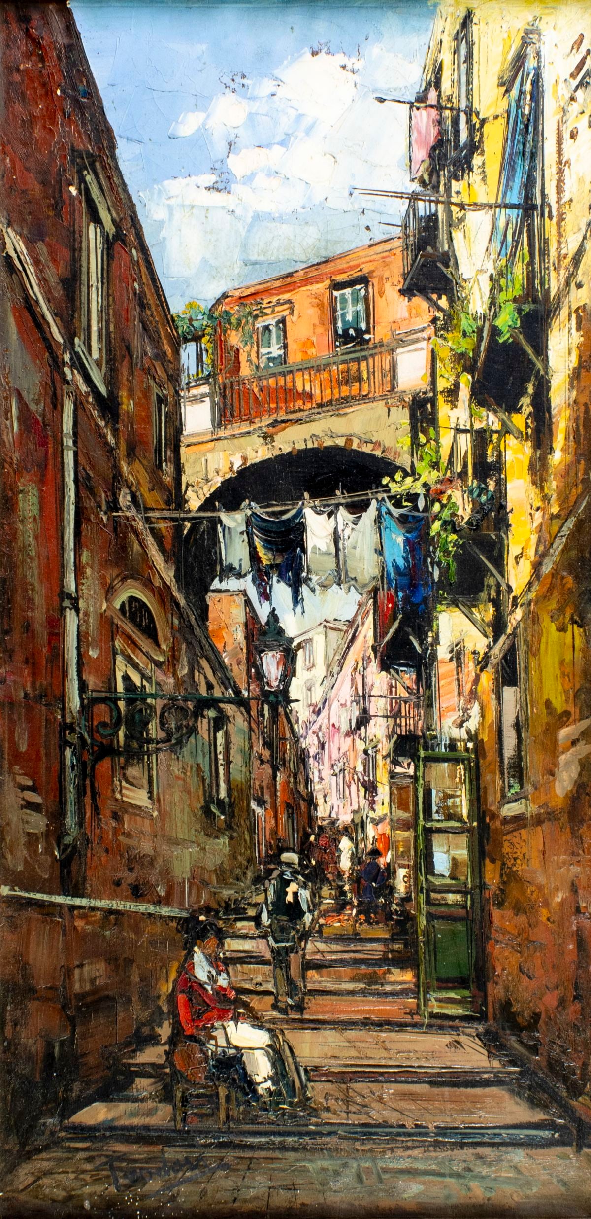 Teodosi (Italy,mid 20C) oil painting (1 of 14)