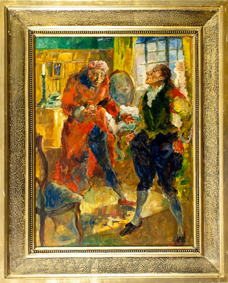 Ludvig Jacobsen (Danish,1890-1957) oil painting - 3