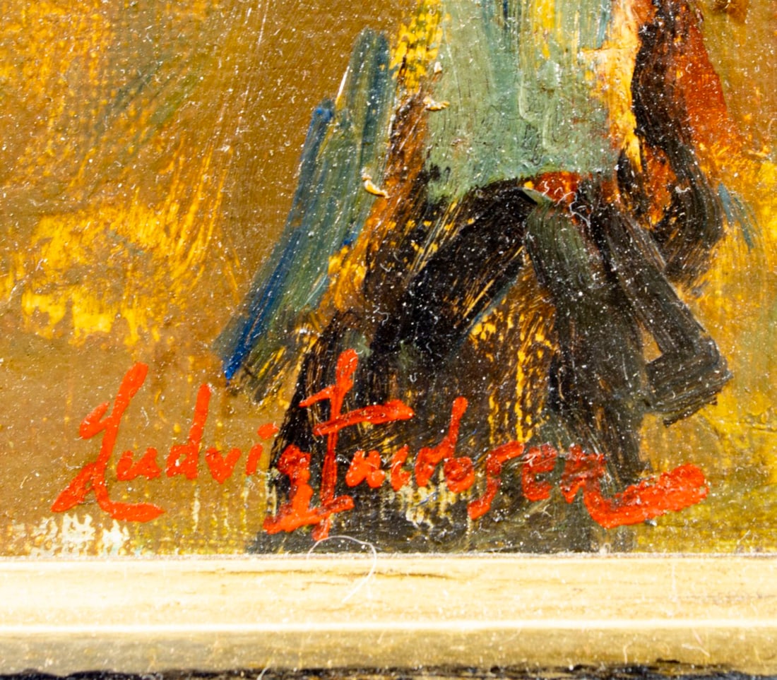 Ludvig Jacobsen (Danish,1890-1957) oil painting - 4