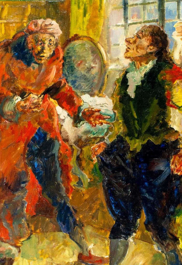 Ludvig Jacobsen (Danish,1890-1957) oil painting - 5