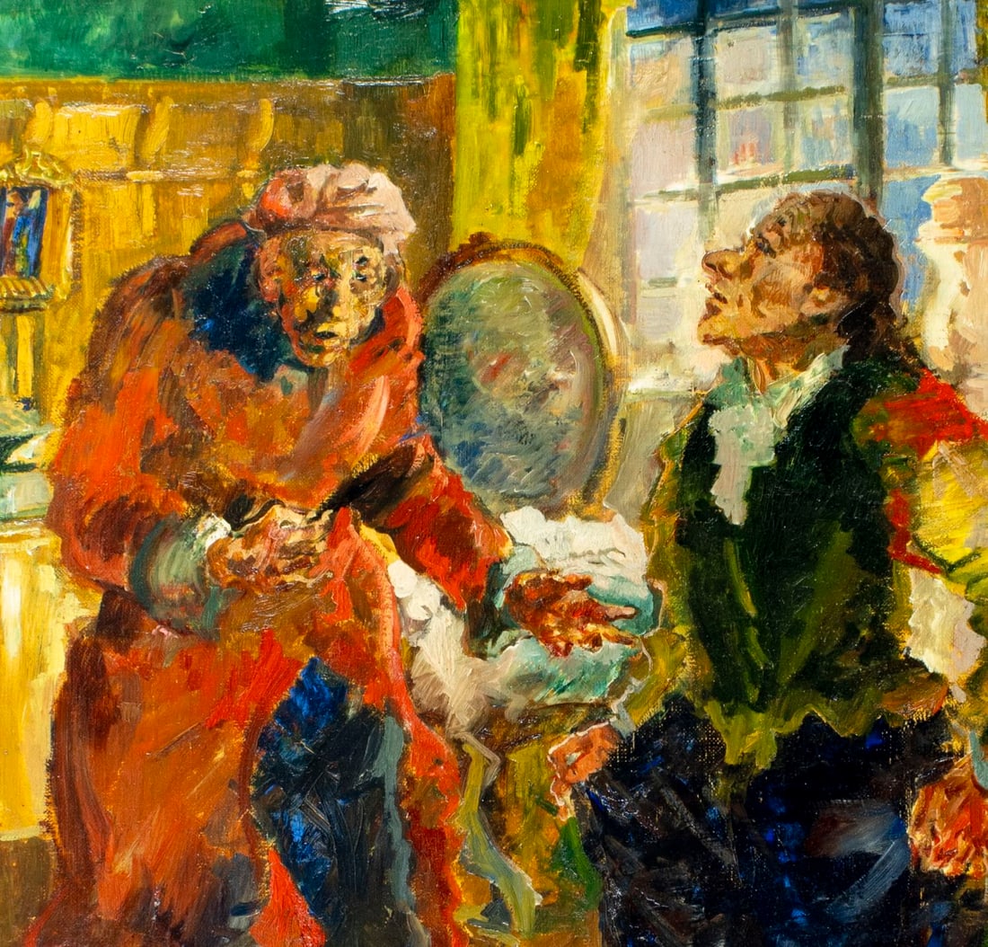 Ludvig Jacobsen (Danish,1890-1957) oil painting - 6