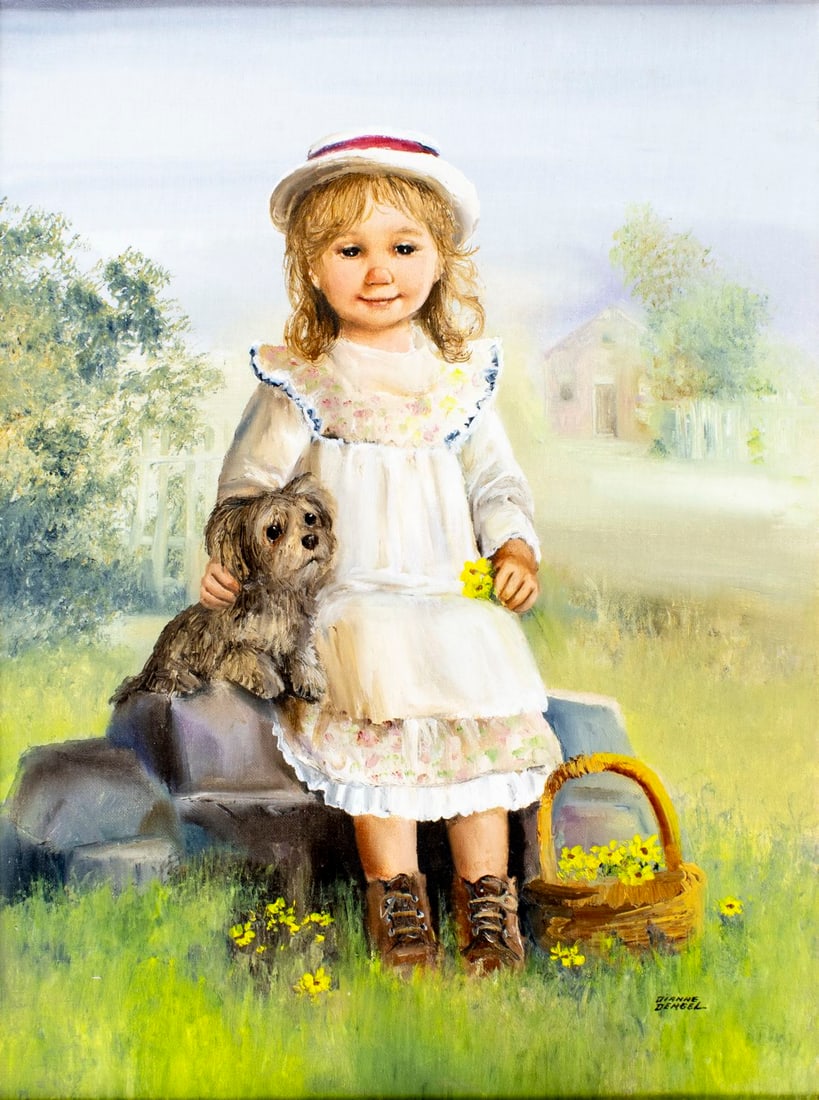 Dianne Dengel (NY,20/21C) oil painting (1 of 12)