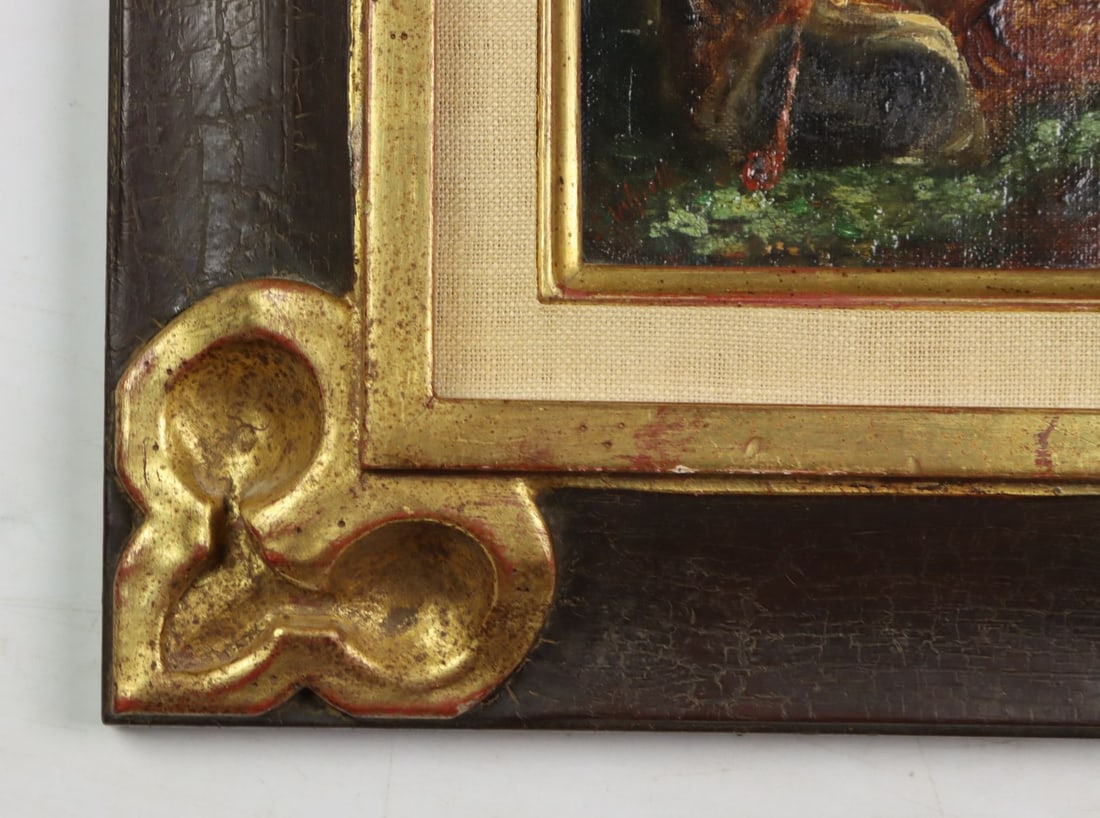 J Vilpelle (France,19C) oil painting antique - 10