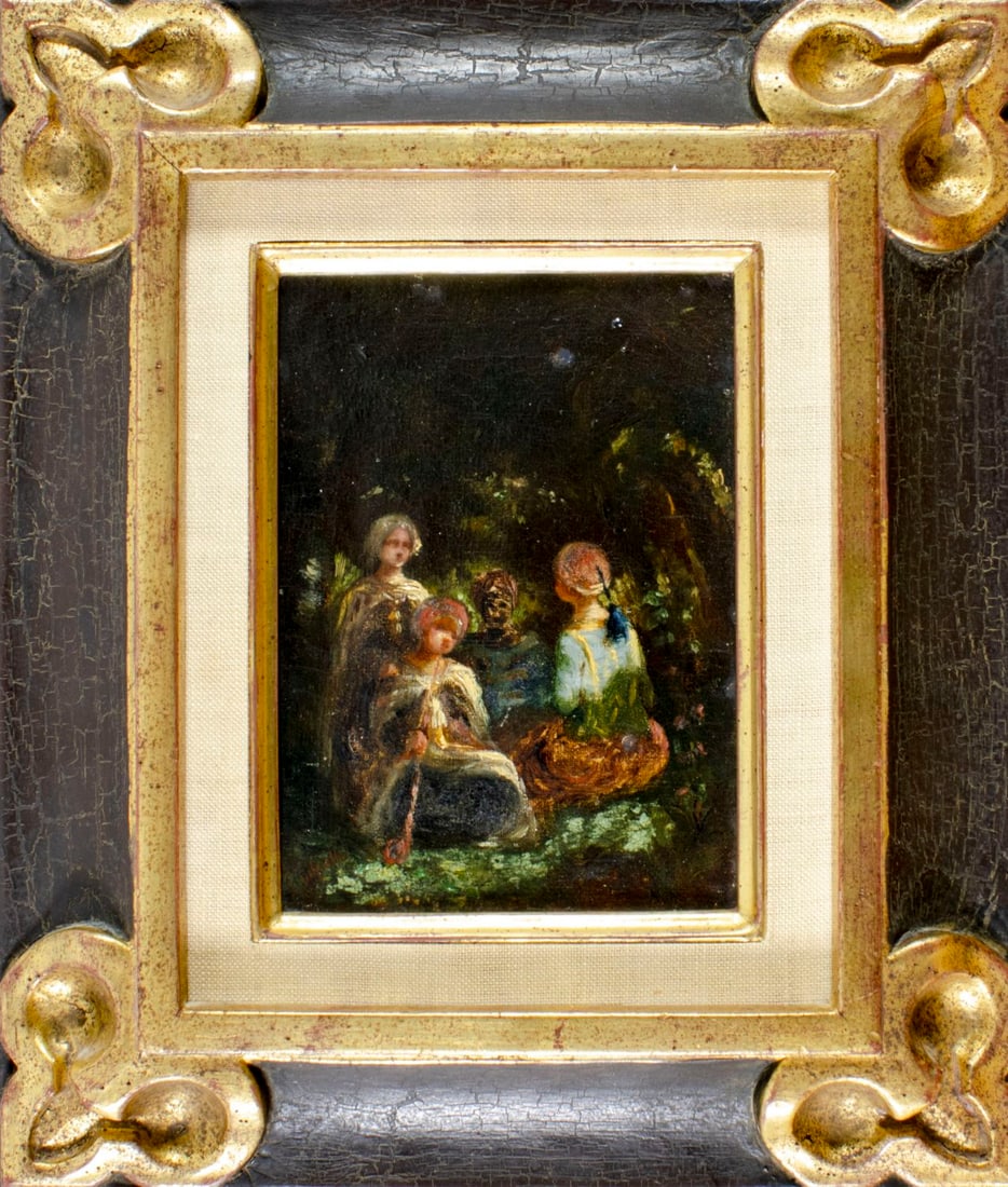 J Vilpelle (France,19C) oil painting antique - 3