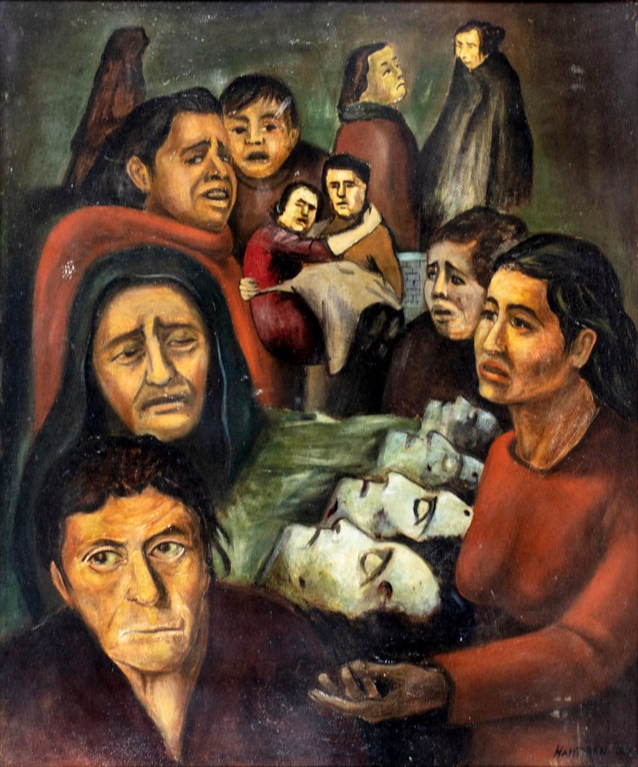 Murray Hantman (NY,ME,1904-1999) oil painting (1 of 15)