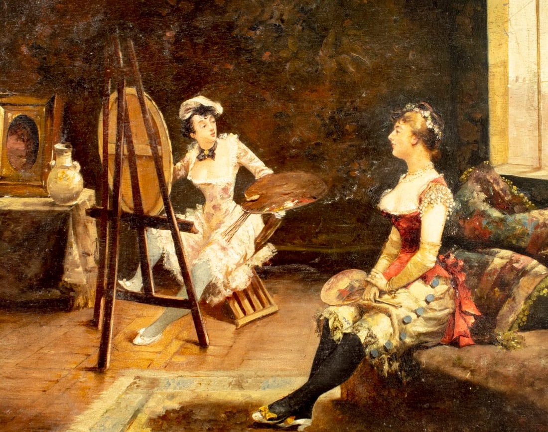 Enrique Miralles (Spain,1883-?) oil painting - 5