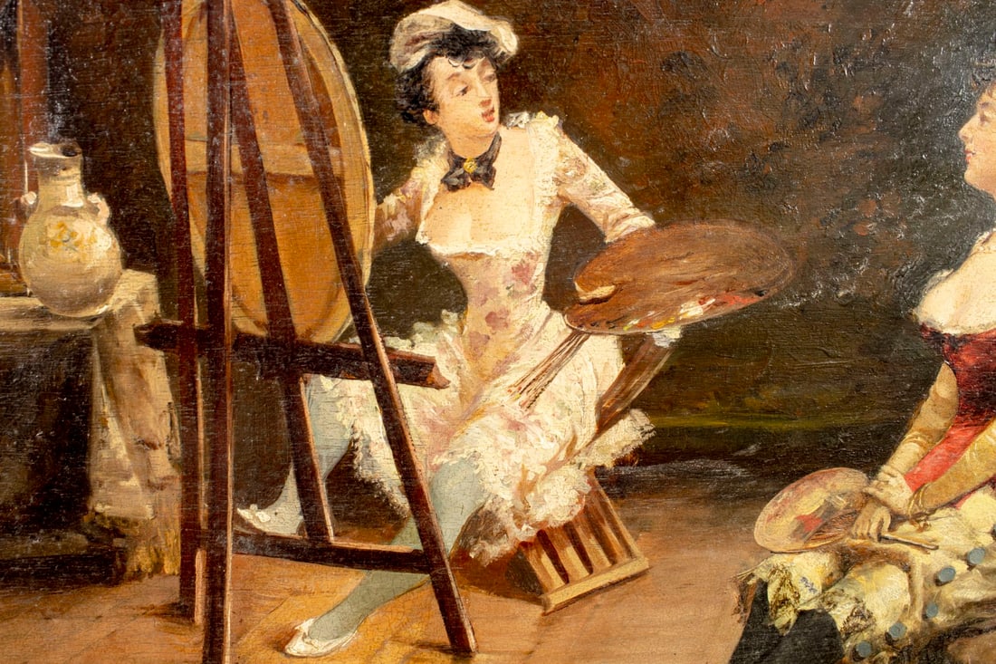 Enrique Miralles (Spain,1883-?) oil painting - 8