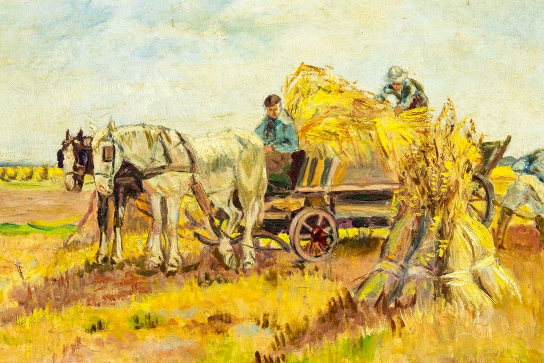 P Verkaik (Europe,mid 20C) oil painting - 7