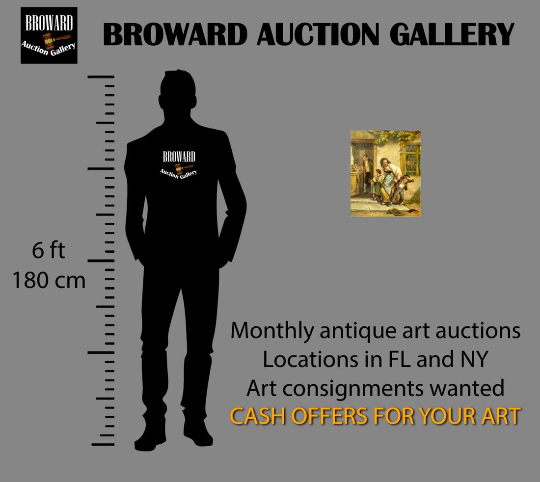 C Schullman (Europe,19C) oil painting antique - 2