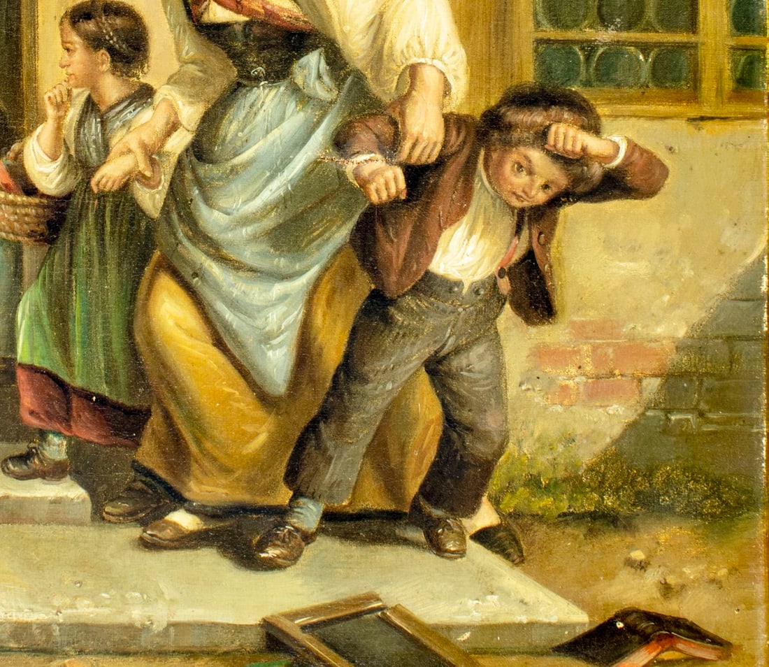 C Schullman (Europe,19C) oil painting antique - 7