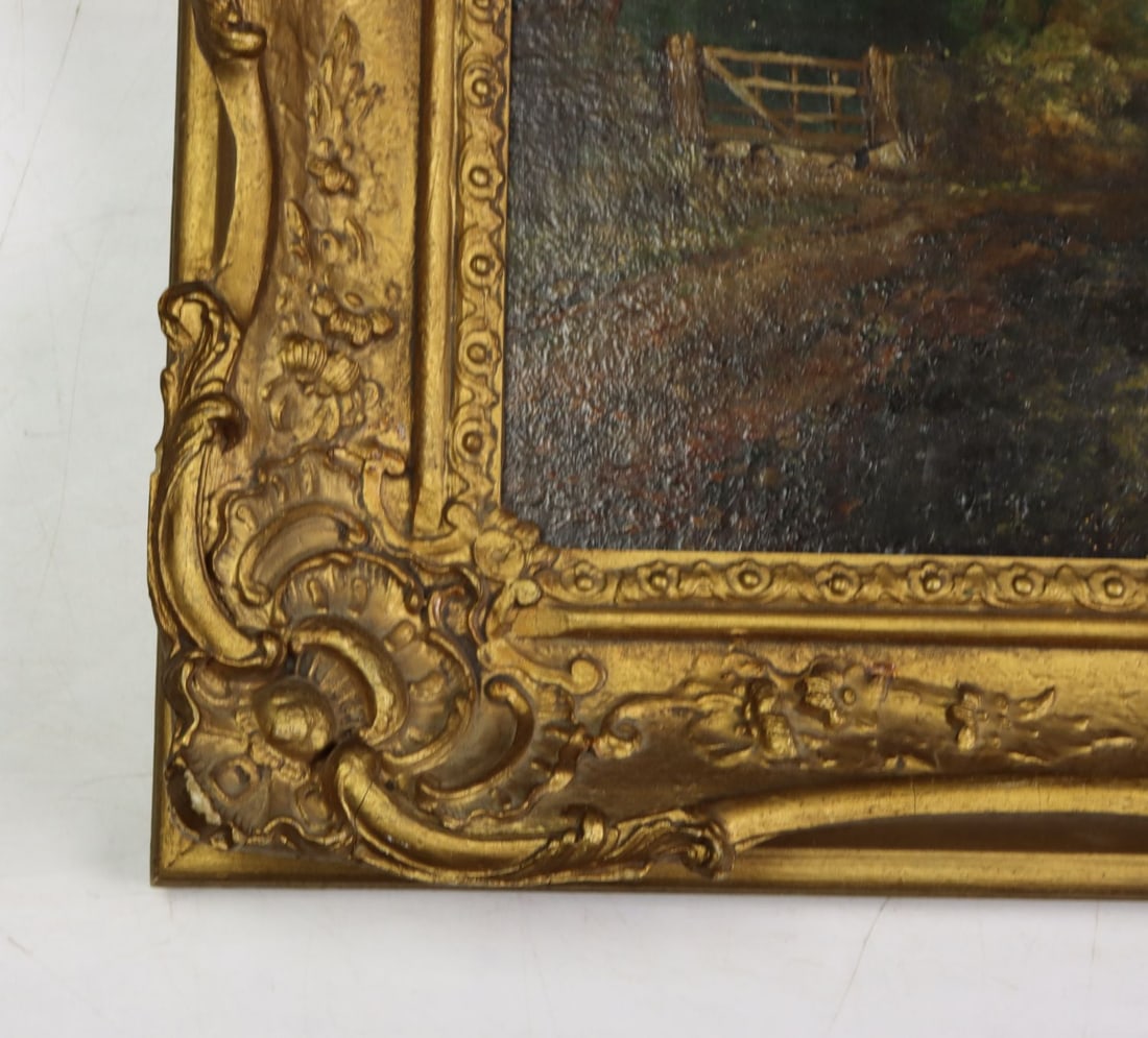 ATTR Thomas Webster (UK,1800-1886) oil painting antique - 10