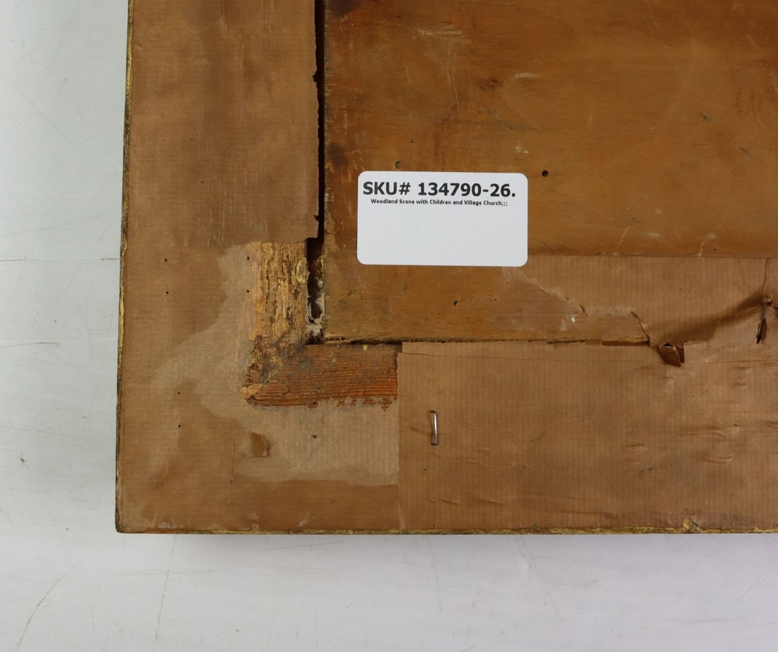 ATTR Thomas Webster (UK,1800-1886) oil painting antique - 12