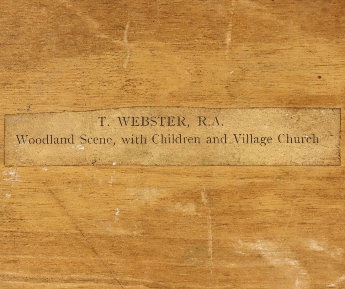 ATTR Thomas Webster (UK,1800-1886) oil painting antique - 13