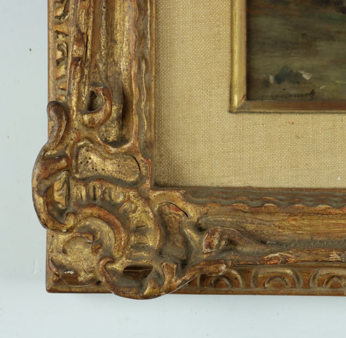 Gustave Guillaumet (France,1840-1887) oil painting antique - 10