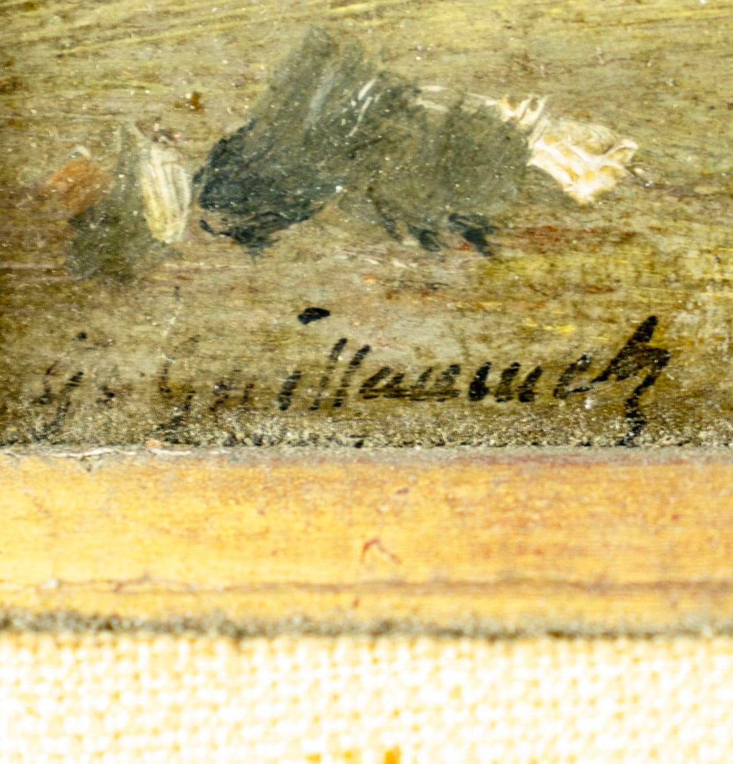 Gustave Guillaumet (France,1840-1887) oil painting antique - 4