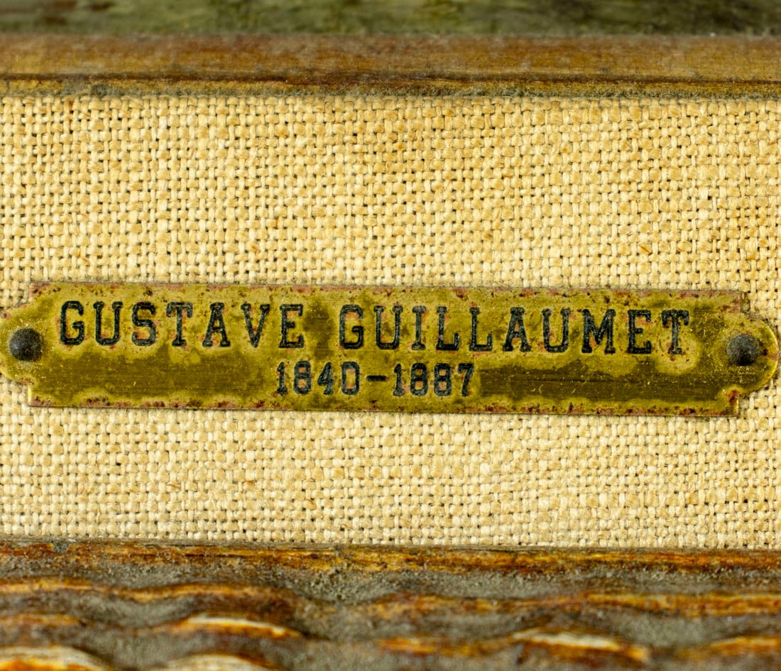 Gustave Guillaumet (France,1840-1887) oil painting antique - 9