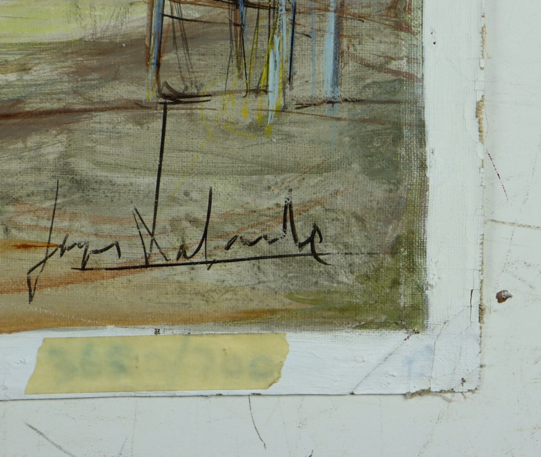 Jacques Lalande (French,1921-2003) oil painting - 10