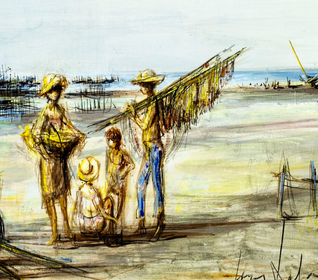 Jacques Lalande (French,1921-2003) oil painting - 7