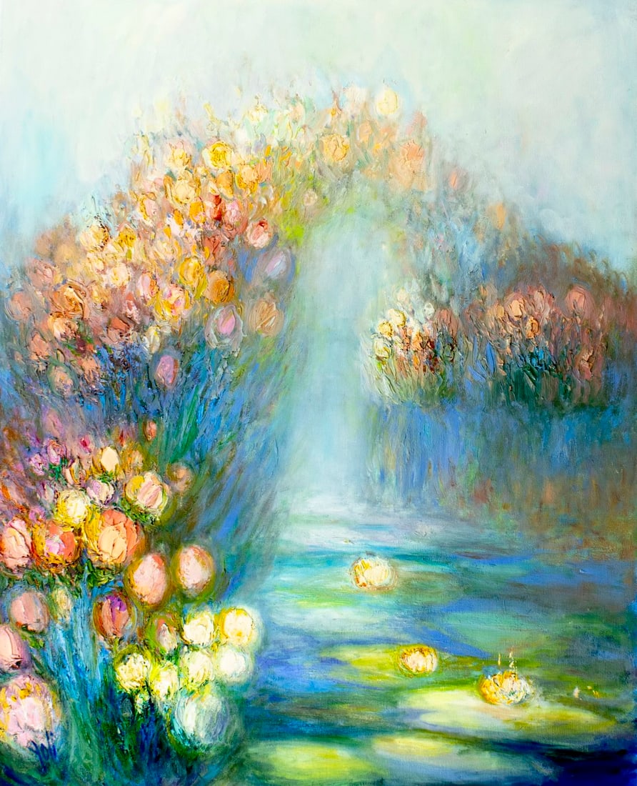 Yolanda Razzeto (Peru,1948-?) oil painting (1 of 13)