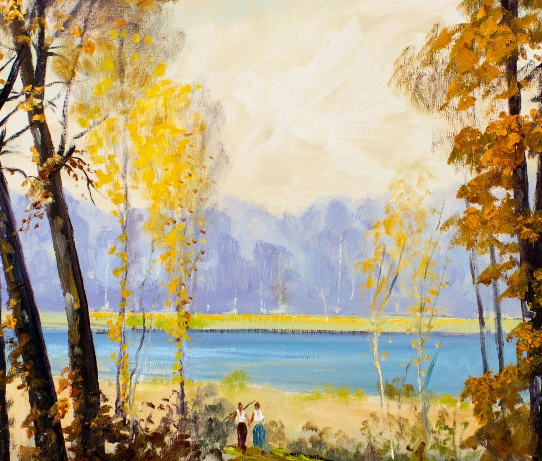 Nunzio Vayana (FL,ME,Italy,1878-1960) oil painting - 5