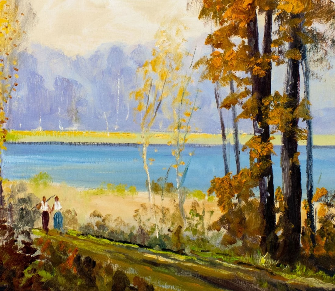 Nunzio Vayana (FL,ME,Italy,1878-1960) oil painting - 7