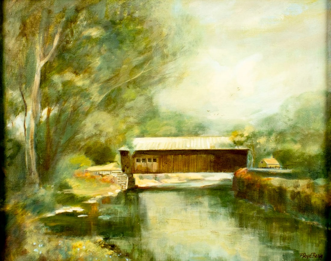 Floyd Berg (Ohio,1912-2001) oil painting (1 of 12)