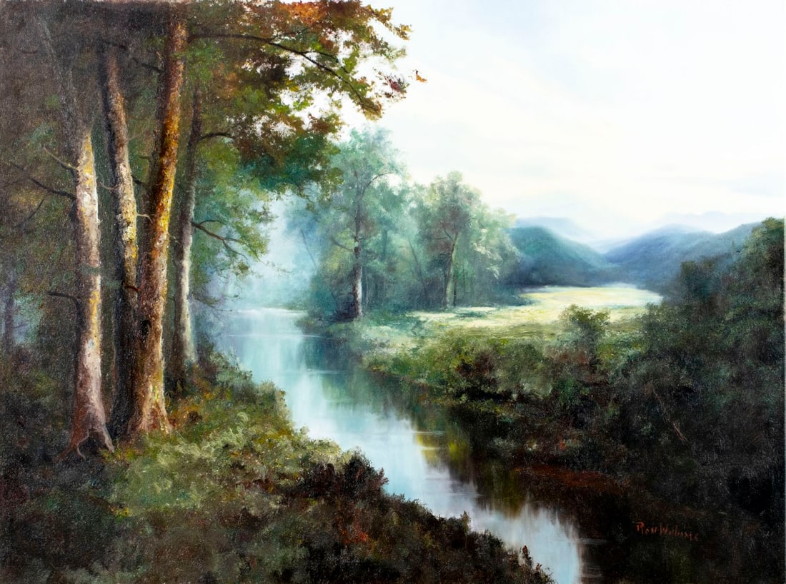 Ron Williams (TN,1947-2016) oil painting - 3