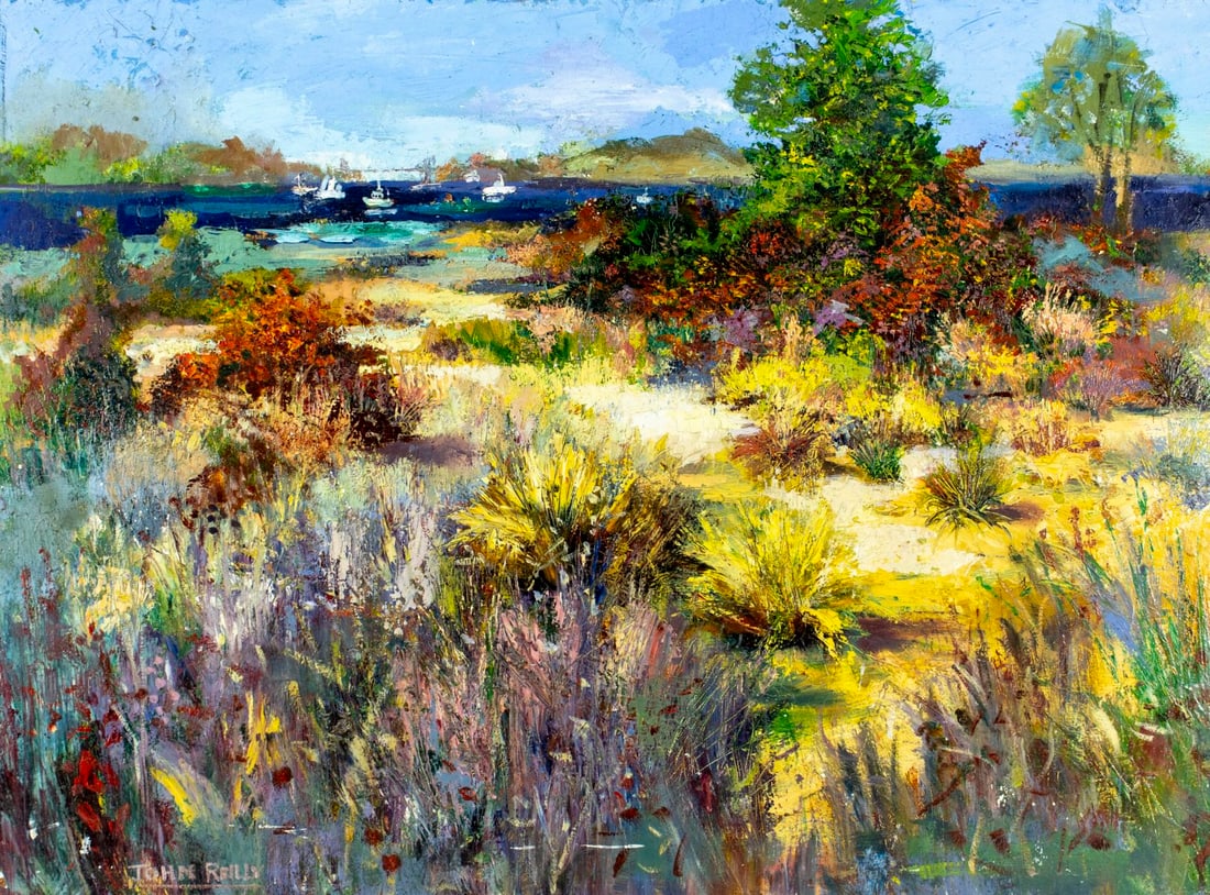 John Reilly (NY,NJ,1942-2021) oil painting (1 of 13)